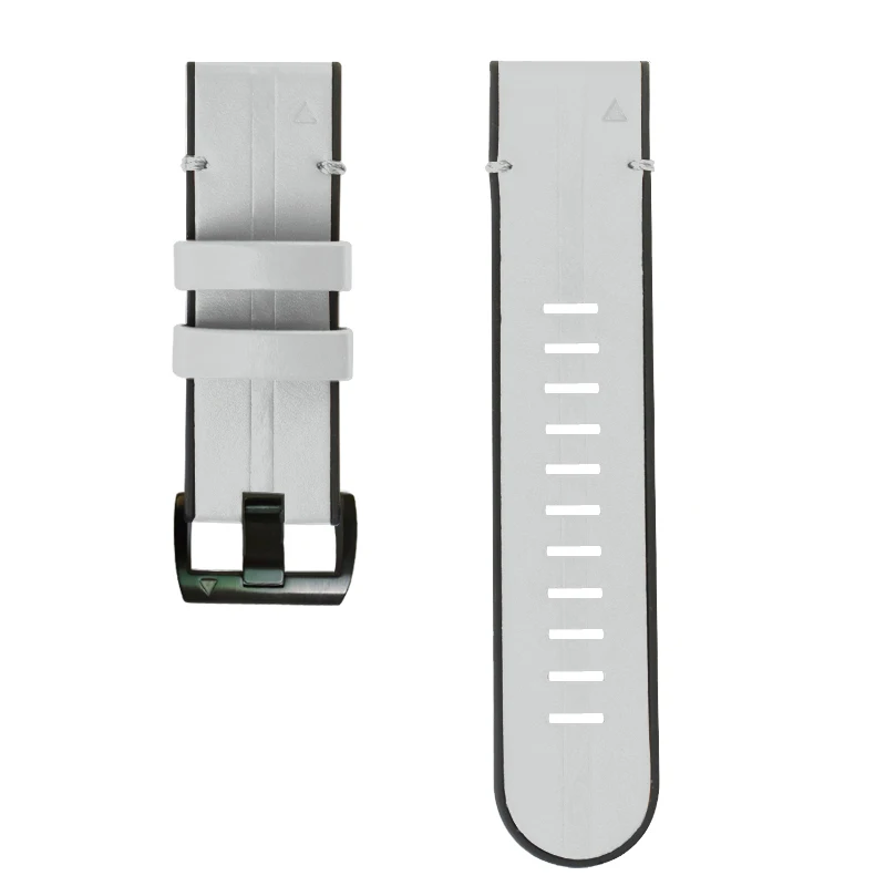 Quickfit 22 26 مللي متر ساعة ذكية حزام ل Garmin Fenix 7 7X 6 6X برو 5X 5 Plus Mk1 Mk2 935 945 Epix سيليكون الجلود الفرقة معصمه