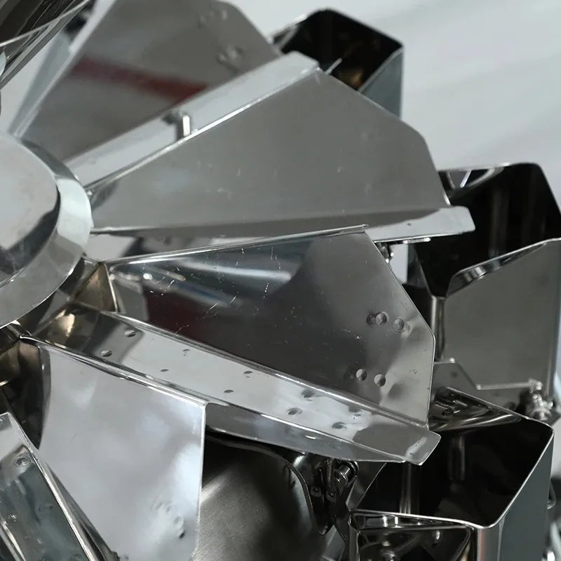 Automatic 14 Head Multihead Weigher Weighing and Packing Machine Peanut Sugar Particle Packaging Machine