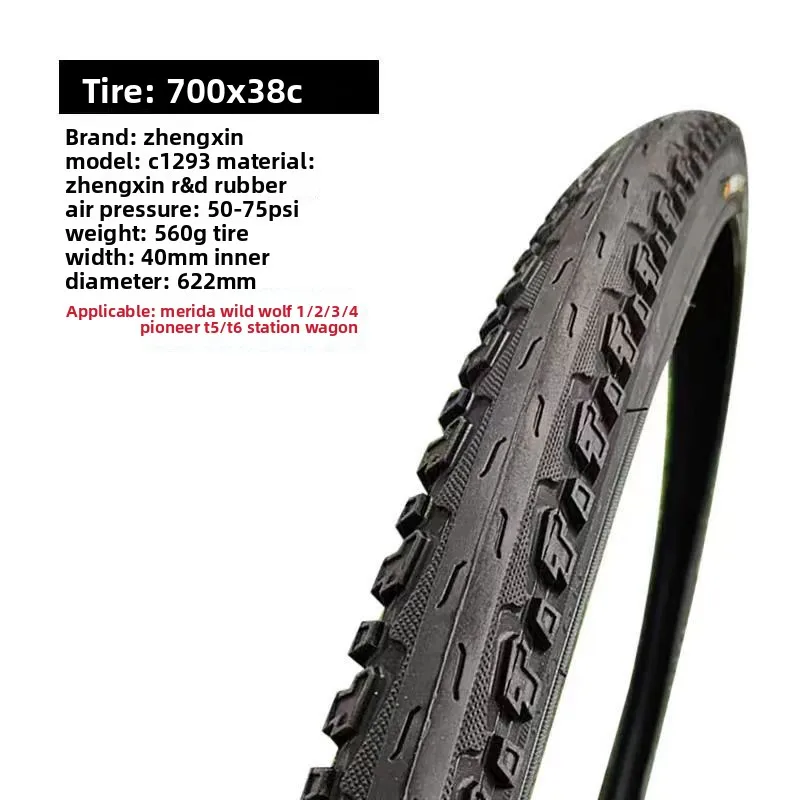 

Zhengxin CST Tire C1293 Pattern 700x38C Road Tire for Station Wagon Cars And 29x1.5" Bicycles Outer Car Tire