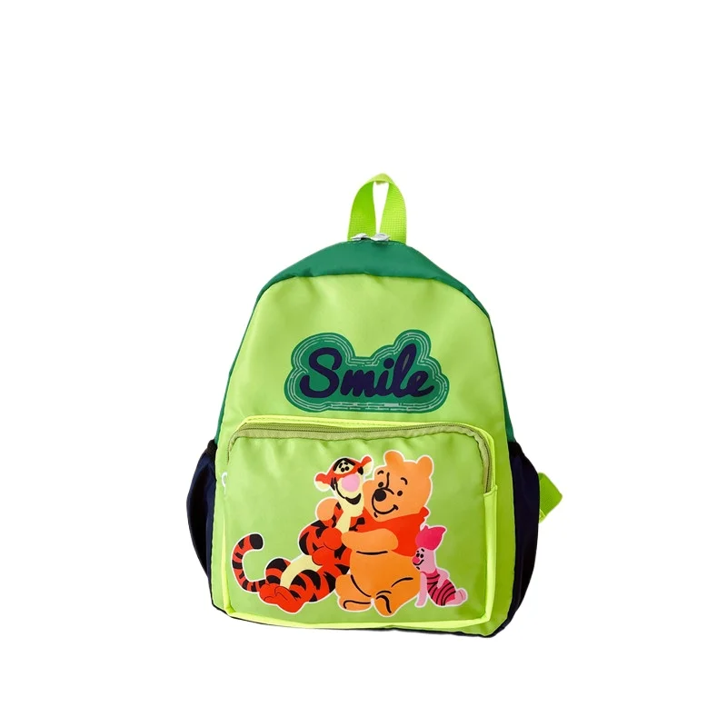 Disney winnie the pooh bonito saco de escola das crianças tigre dos desenhos animados impressão fresco simples leve mochila grande capacidade