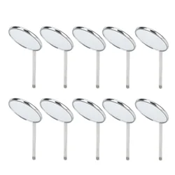 5/10Pcs Dental Stainless Steel Dental Mouth Mirror 4/5 Anti Fog Front Surface Dentistry Mirrors High Quality Dentist Equipment