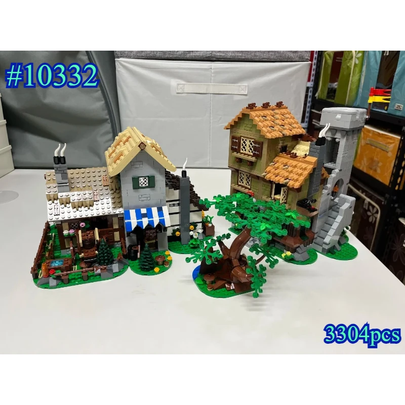 

Home Decoration Medieval Town Square Compatible with 10332 European Architecture Creative Children's Adult Gifts，3304PCS