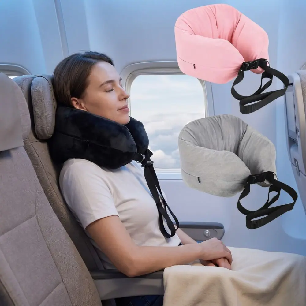 Adjustable Fillable Neck Pillow Multi-Functional Washable Self-filling Neck Pillow Cover Comfortable Extra Storage Bag
