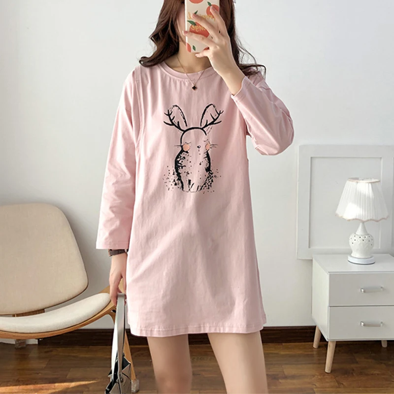 

Breastfeeding Dress Home Clothes For Women Summer Maternity Nursing Dresses Pregnant Loose Casual Feeding Clothing Pregnancy