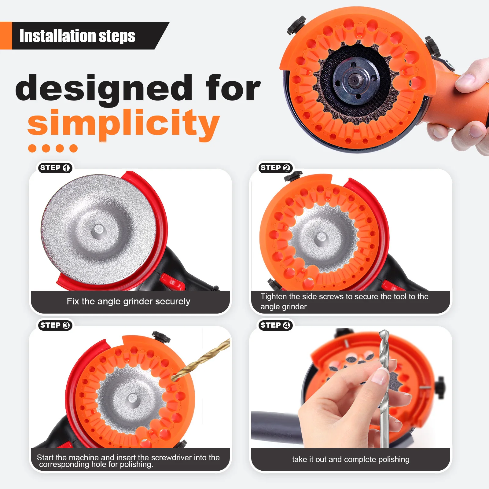 

Electric Drill Bit Attachment High Efficiency Sharpener Multifunctional Tool Precision Grinding Portable Workshop Use Small