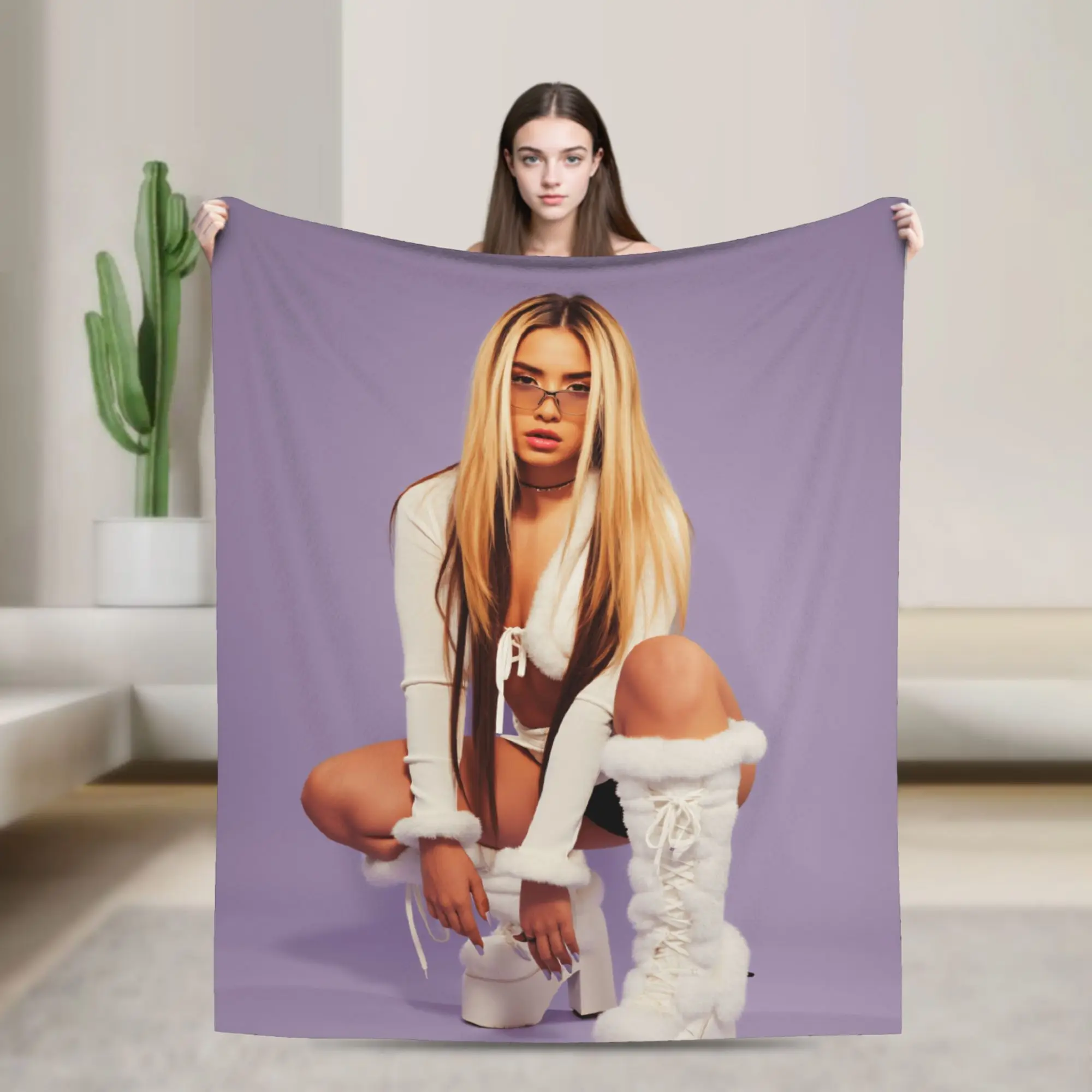 Descubre por qué el L-Lolas I-Indigos Spanish Singer Blanket es la mejor opción para tu hogar