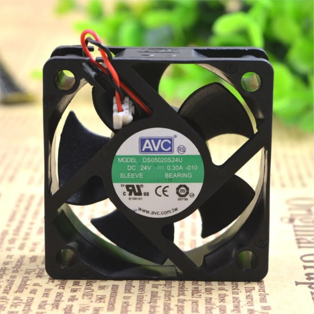 DS05020S24U Ventilador de 50 mm para AVC 5 cm 5020 24 V 0.30 A Refrigeración del convertidor de dos cables