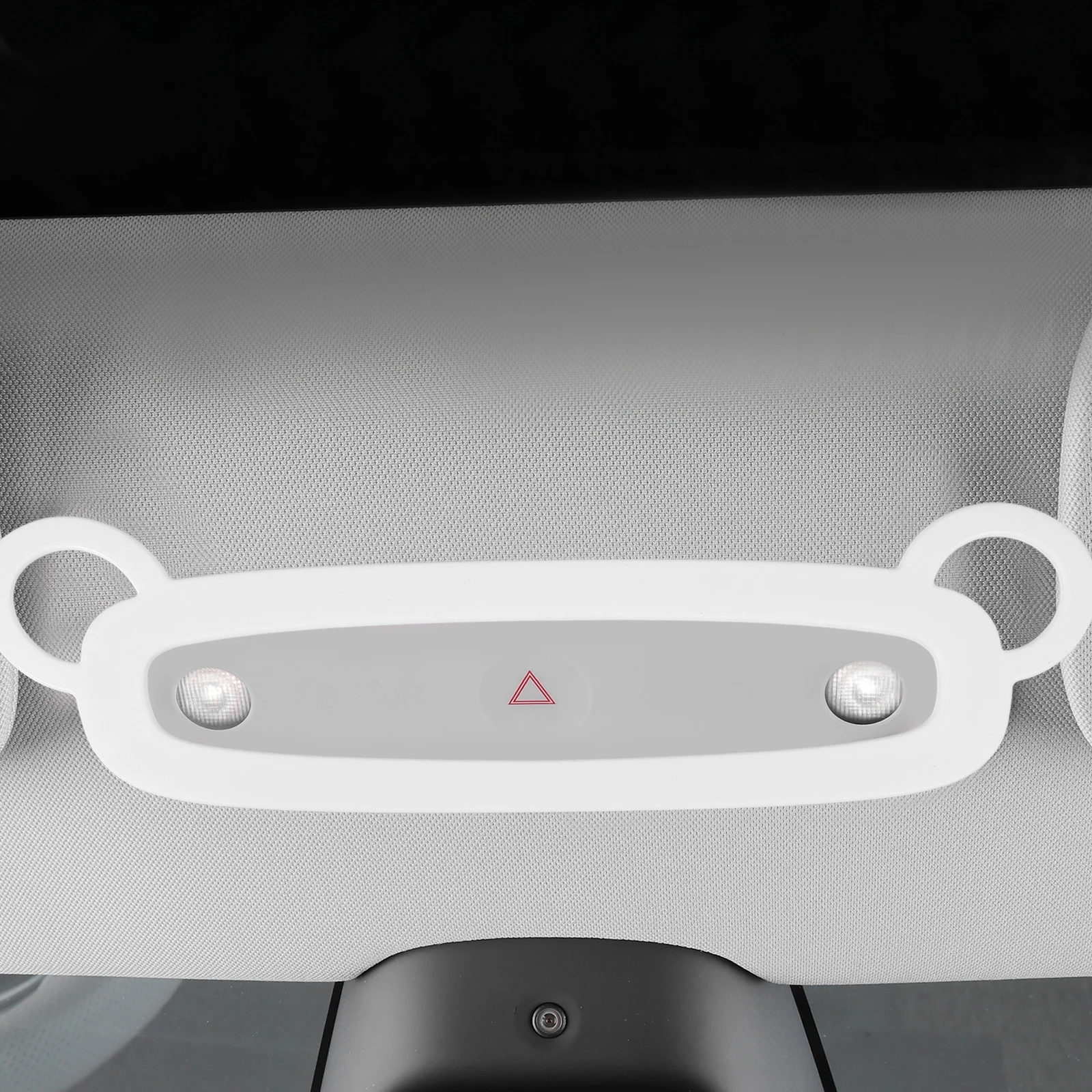 

Car Reading Light Trim Frame Decorative Panel Accessories Abs Cartoon Style Signal Lamp Frame For Front Reading Light