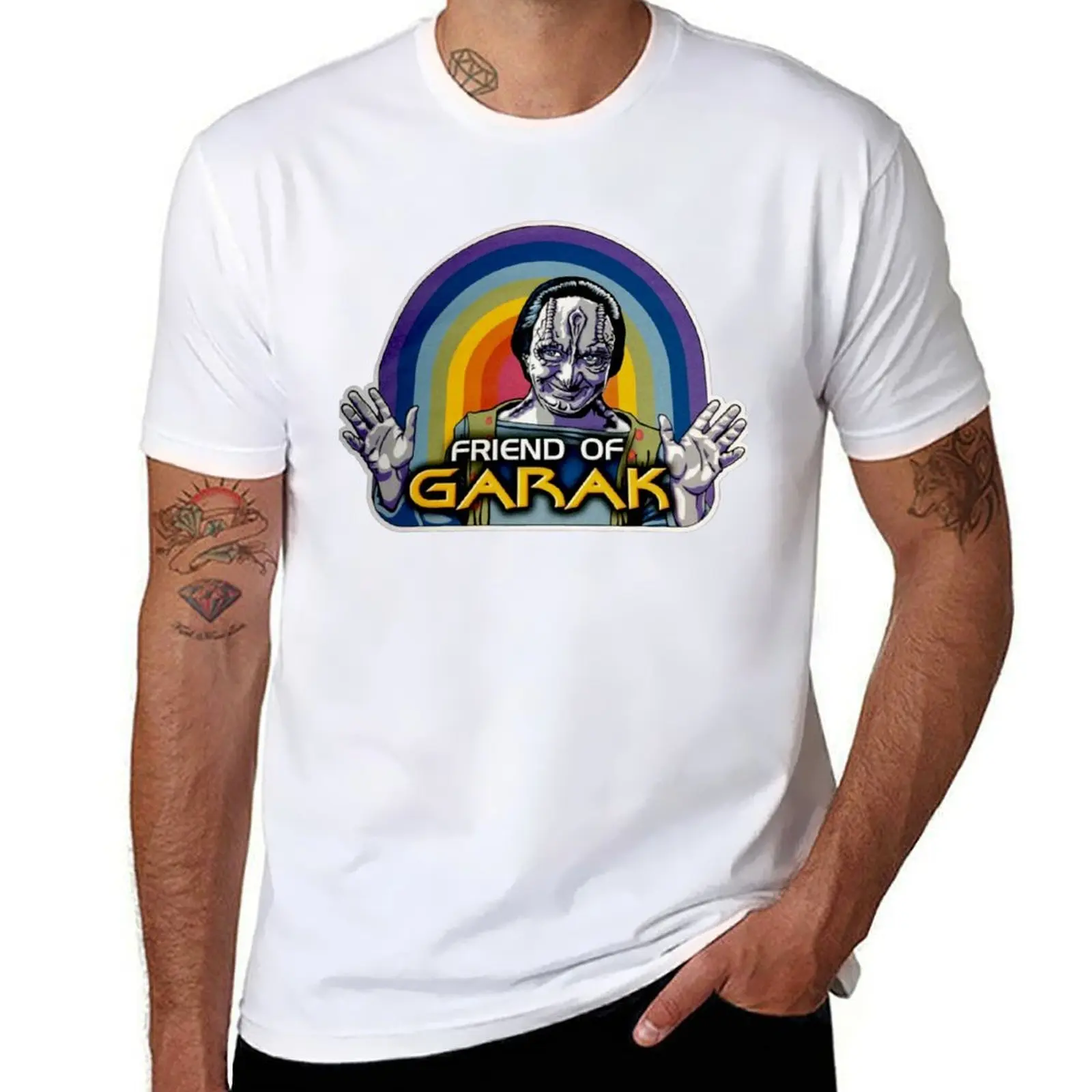 

Friend of Garak T-Shirt funny t shirts cotton man t shirt cotton high quality T-Shirt
