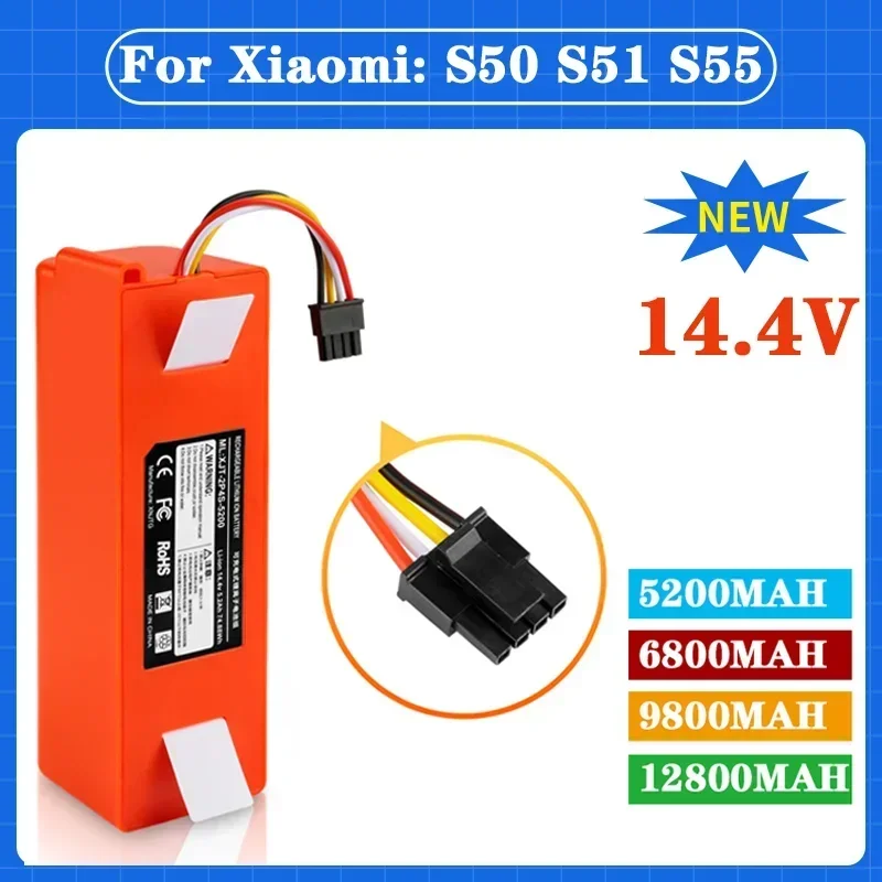 

Original 14.4V Robot Vacuum Cleaner Battery for Xiaomi Robot Roborock S50 S51 S55 Accessory Spare Replacement lithium battery