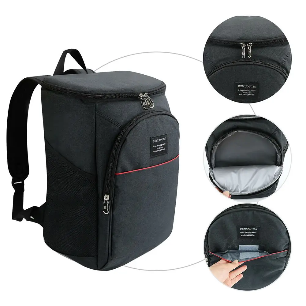 20L Thermal Backpack Waterproof Thickened Cooler Bag Large Insulated Bag Shoulder Picnic Cooler Backpack