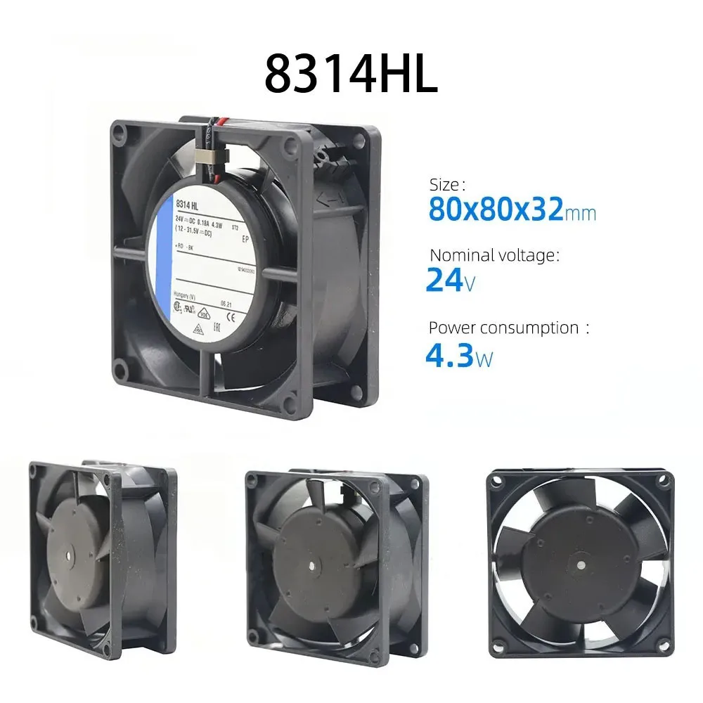 ventilador-de-refrigeracion-del-controlador-del-servidor-24vdc-018a-43w-80-80-32mm-394cfm-8314hl-radiador-de-2-cables