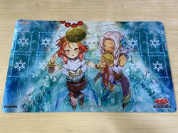 YuGiOh Medallion of The Ice Barrier TCG Mat Trading Card Game Mat Board Game CCG Playmat Rubber Mouse Pad Zone & Bag 600x350x2mm