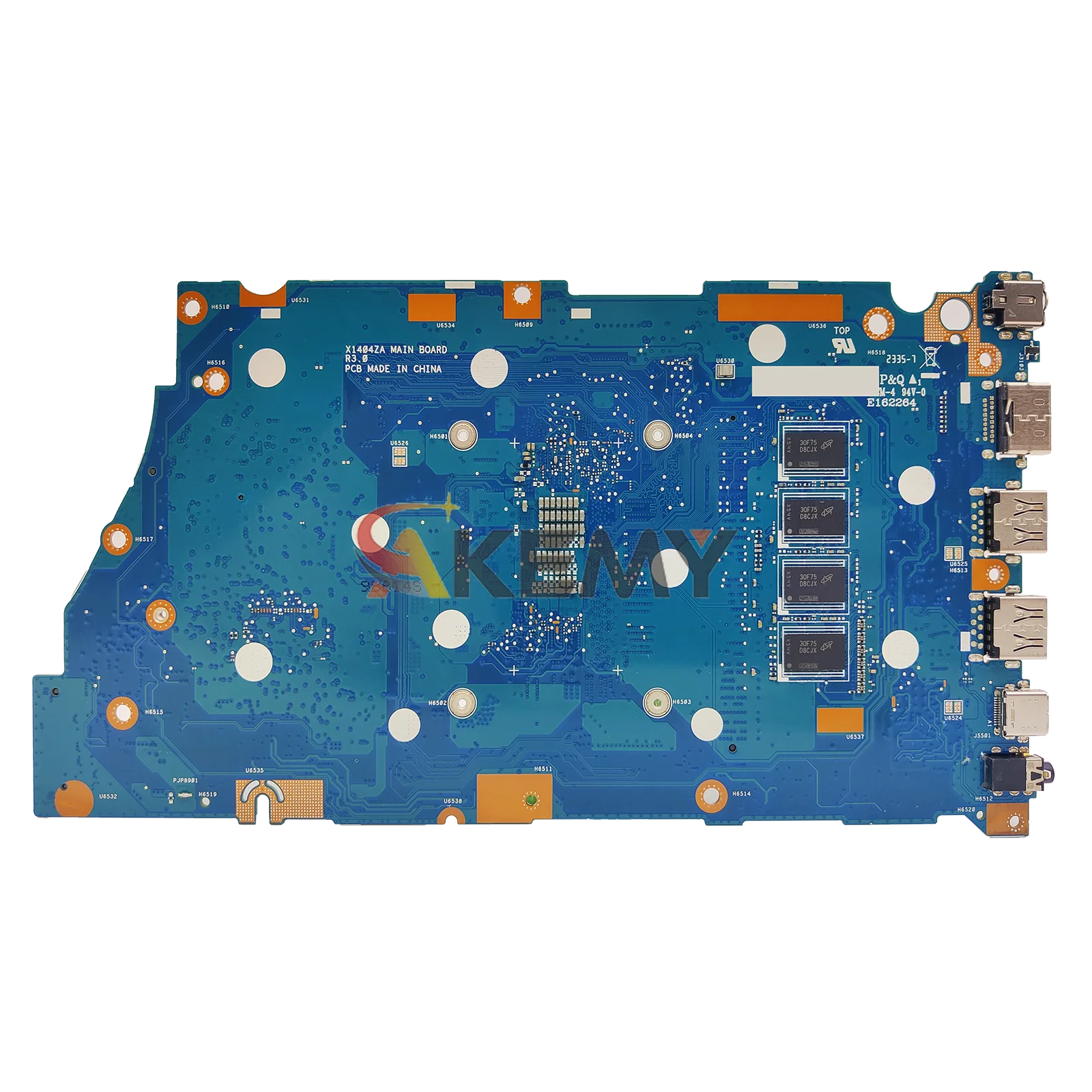 Placa-mãe para laptop X1704ZA, placa principal para ASUS VivoBook F1504ZA X1404ZA F1704ZA F1404ZA R1504ZA X1404Z com 12a geração I3 i5 i7 stk