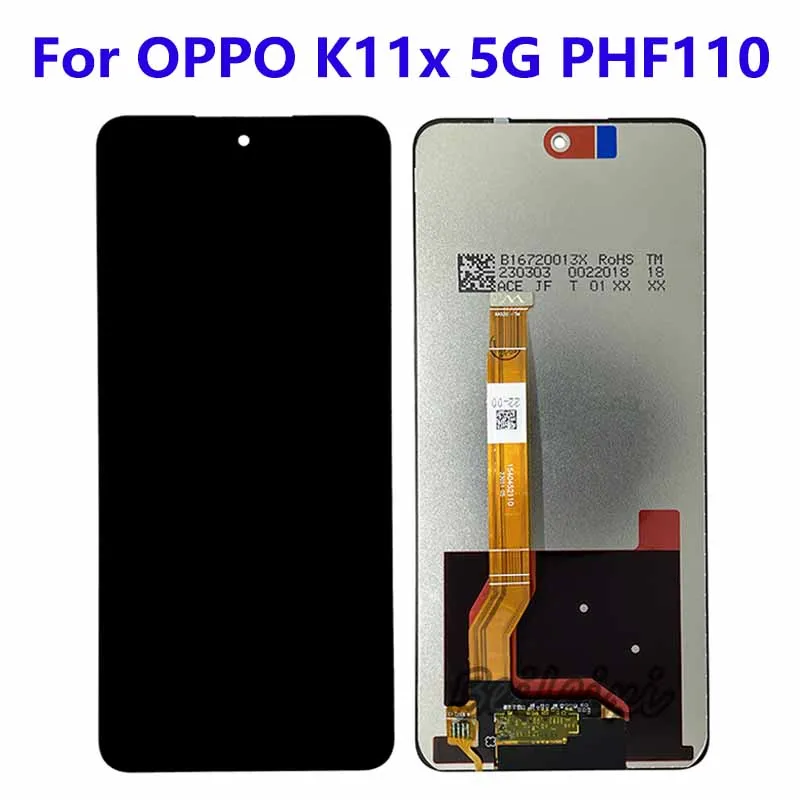 

For OPPO K11x 5G PHF110 LCD Display Touch Screen Digitizer Assembly Replacement Accessory