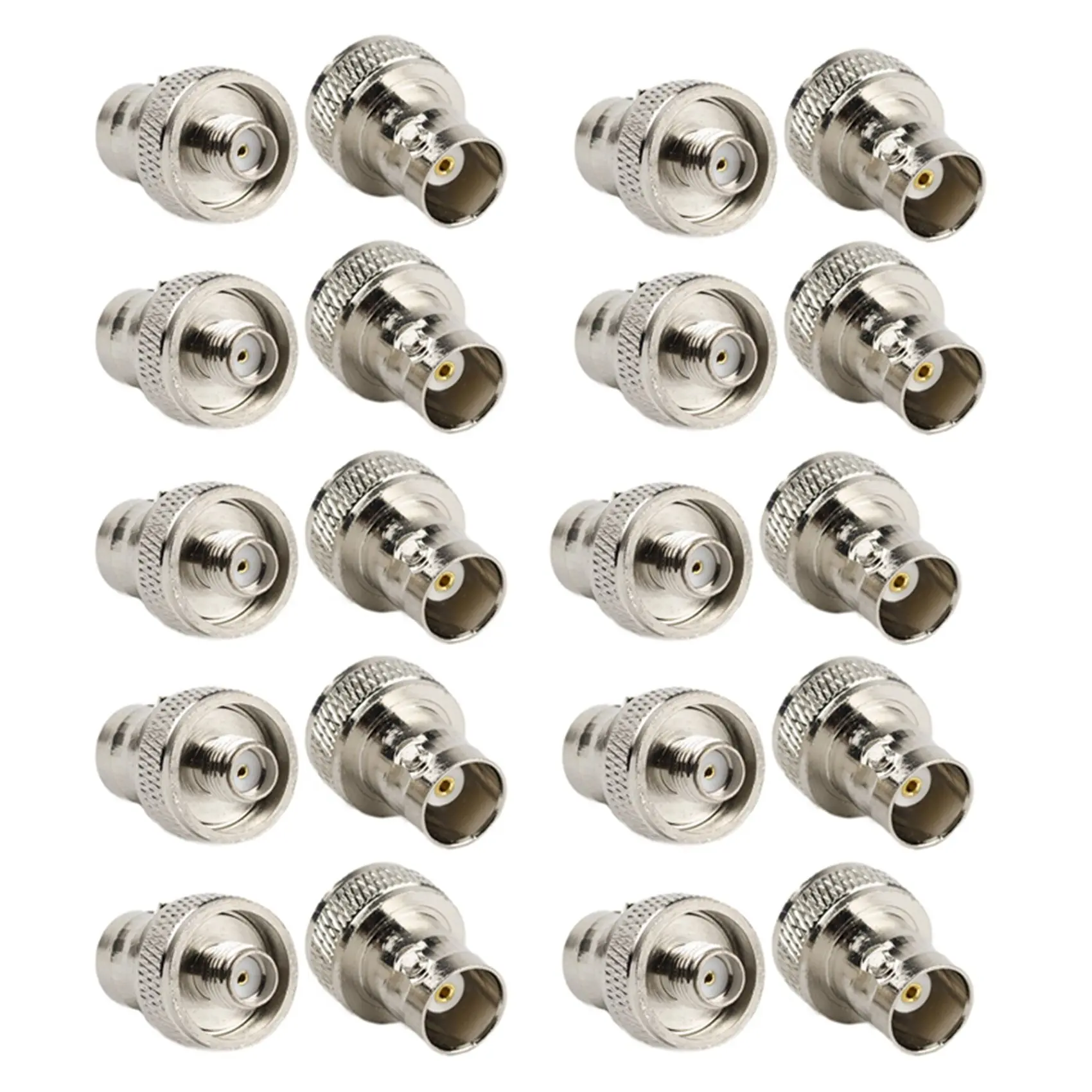 A36T-20Pcs SMA Female To BNC Female Convert Adapter For Two Way Radio Baofeng UV-5R FD-880