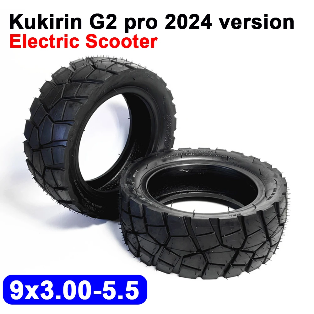

9-дюймовая бескамерная шина 9x3,0-5,5 для Kukirin G2 Pro, версия 2024, электрический скутер, переднее/заднее колесо, износостойкие аксессуары для шин