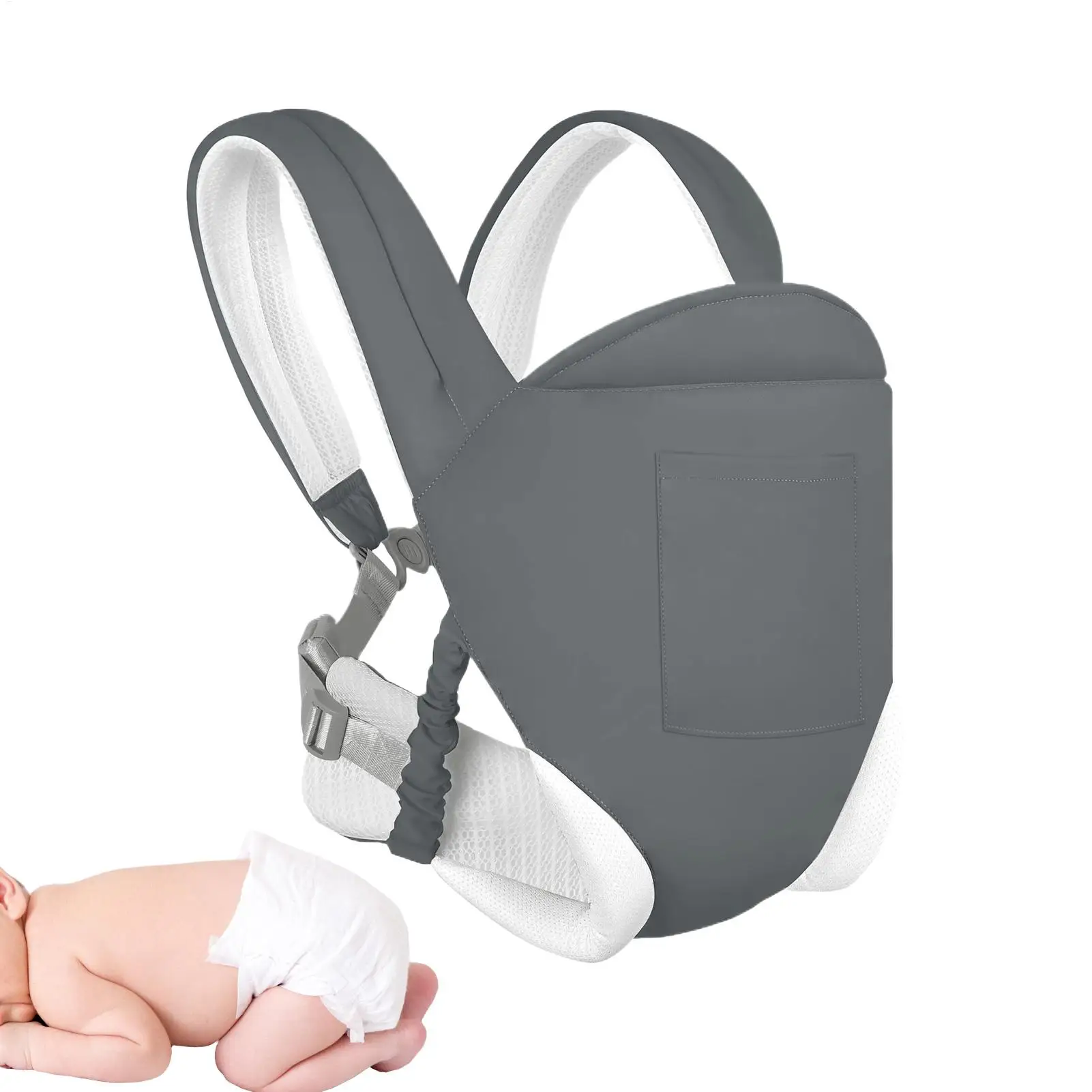 

Baby Carrier Convertible Cozy Baby Boy Strap Carrier Front Support Sling for Boy Girls Child Parents Mom Dad Daily Outdoor