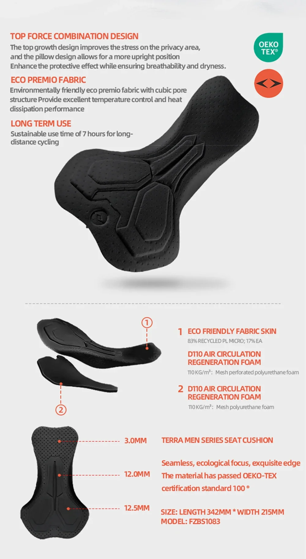 YKYW Herren Blaue Radhose mit Trägern, Italy Elastic Interface gepolstert, Sommer Outdoor Fahrrad-Trägerhose für 7 Stunden Fahrkomfort – Detail 21