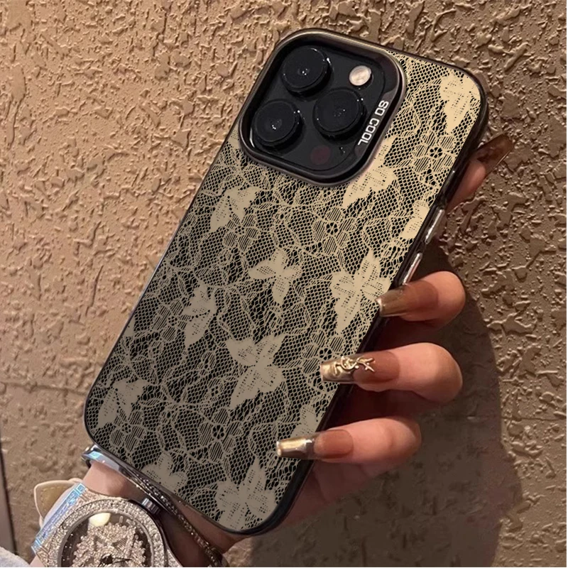 رائع الدانتيل نمط قضية الهاتف لسامسونج غالاكسي S23 S24 S25 S22 الترا S21 زائد FE A56 A36 A26 5G A16 A06 4G نوت 20 غطاء #1