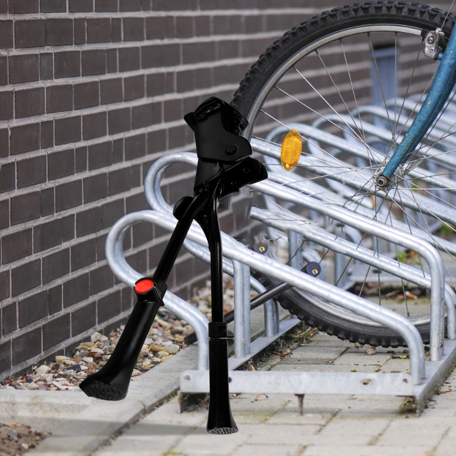 

Bike Kickstand Metal Bicycle Accessory Wear-resistant Replacement for Mountain Bikes Quick Release Stable Use Lightweight Alloy