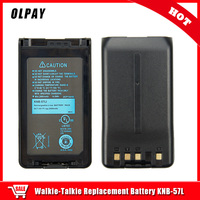 Replacement for KNB-57L Battery Compatible with KNB-35L KNB-24L KNB-55L KNB-56N Tow Way Radio Parts 2000mAh 7.4V Li-ion Battery