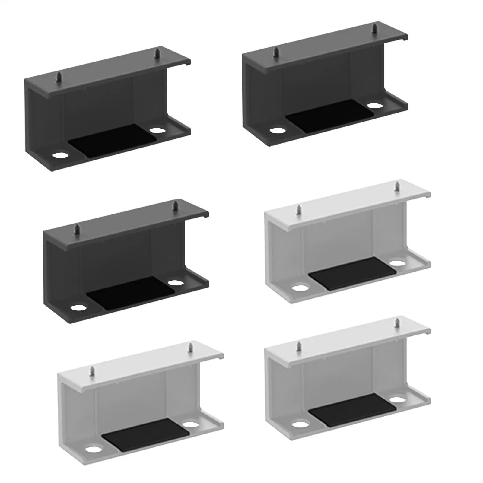 Under Desk Laptop Mount Under Desk Shelf Holder Protective Tray Organizer Bracket With Screws For Cable Box, Modem, TV Box