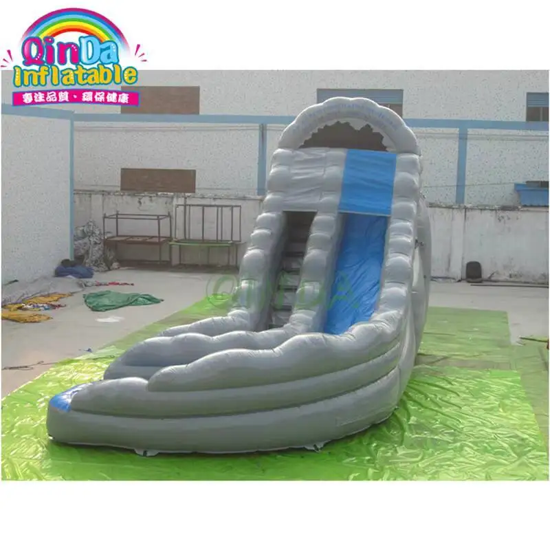 巨大なバウンサー付きインフレータブルウォータープールスライド（子供用）