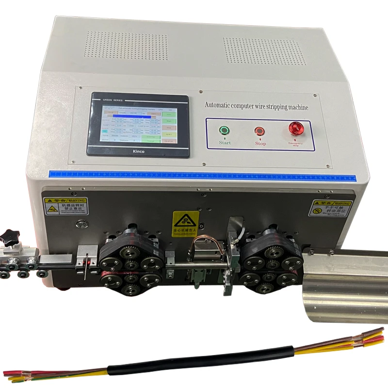 Automatic Wire Stripper Machine Touch Screen for Multicore Cable Jacket & Inner Insulation Peeling for Harness HS-BX908