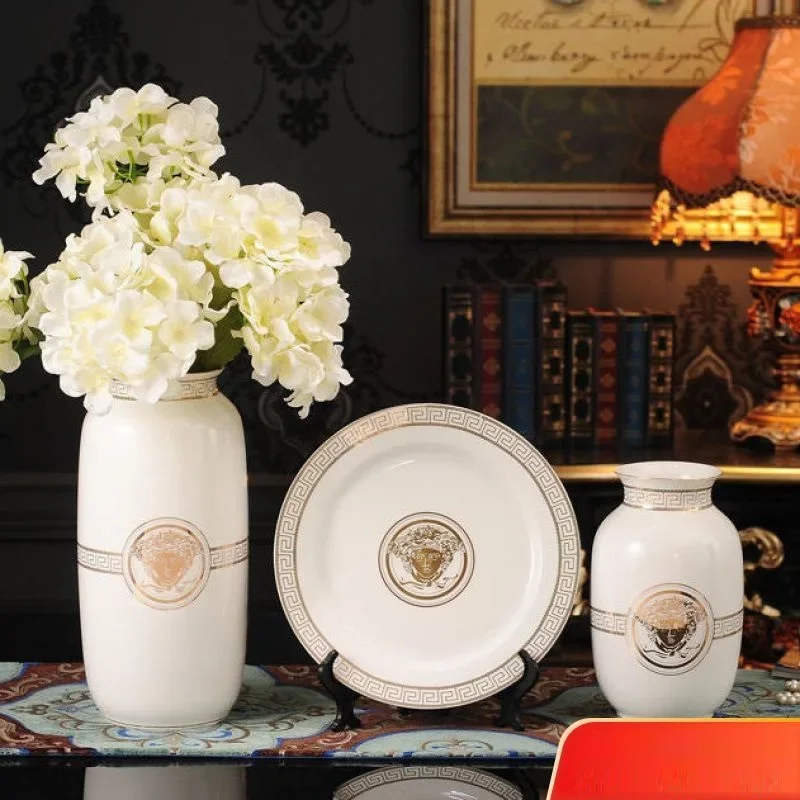 

Jingdezhen Light Luxury Ceramic Vase, Living Room, Dining Table, TV Cabinet Decoration Jewelry