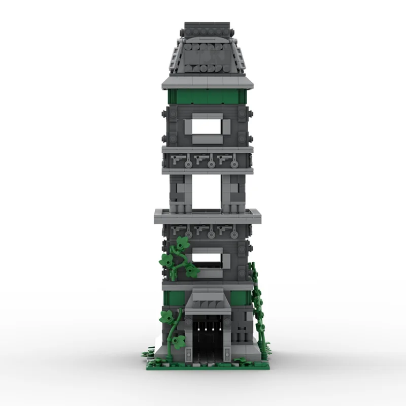 Medieval Castle Model Moc Building Blocks  Age of Empires - Guard Tower Model Technology Bricks DIY Assembly Holiday Toys Gift