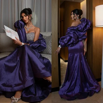 Customized Jiayigong Sparkle Exquisite     One-shoulder Mermaid Floor Length Evening Gown Rhinestone S Customized