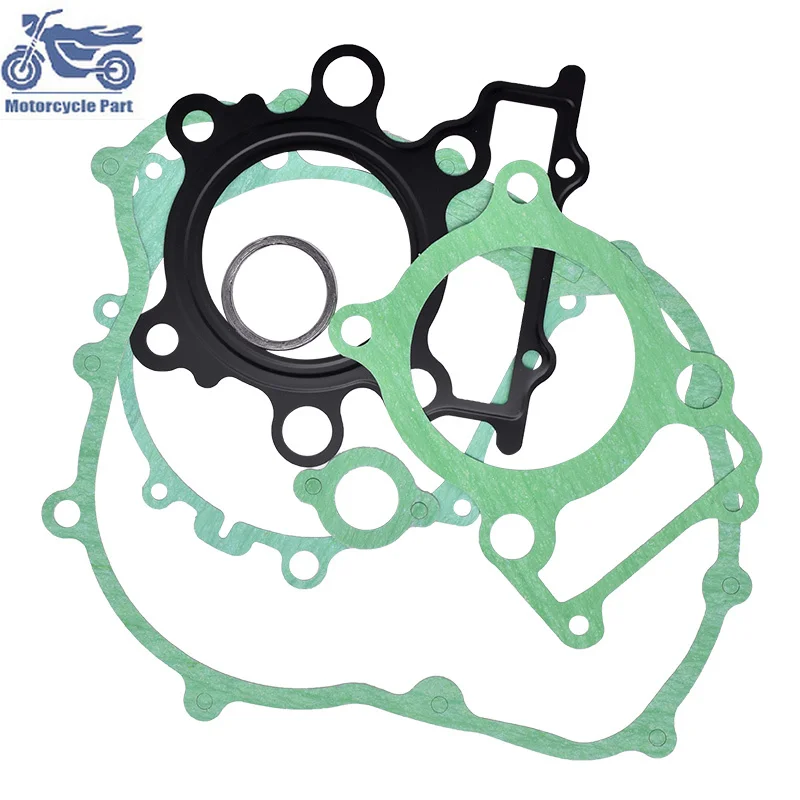 Motorcycle Engine Full Cylinder Head Complete Overhaul Gasket Mat Repair Pad Set and Piston Rings Kit For YAMAHA TTR250 TTR 250