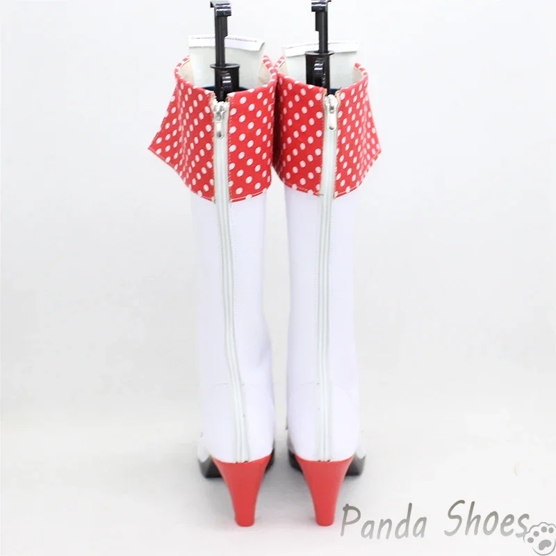 أحذية تنكرية من Game Rebellion Amami Haruka أزياء أنيمي كوس كوميك التأثيرية أحذية الدعامة لحفلات الهالوين