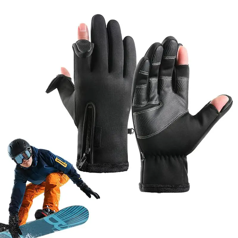 

USB Heated Electric Gloves Full Finger Workout Gloves Winter Touchscreen Gloves Winter Windproof Waterproof Warm Gloves