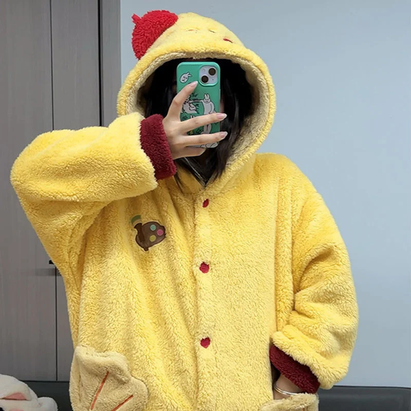 Love And Deep Space Peripheral Pajama Set Xavier Rafayel Zayne Plush Warm Cute Home Clothes Button Loose Gifts Girl Pajama New