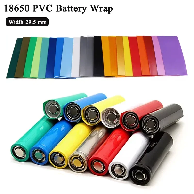 

18650 Film PVC Heat Shrink Tube Battery Tape Precut Shrinkable Sleeve Tubing Protect Pipe Cover Batteries Wrap Case