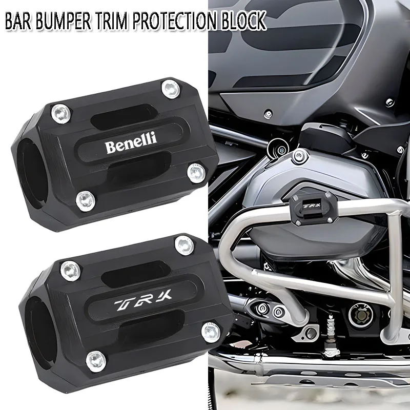 For Benelli TRK502 TRK502X TRK 702 251 800 502 TRK 502X LEONCINO 250 Motorcycle Engine Crash bar Protection Bumper Guard Block