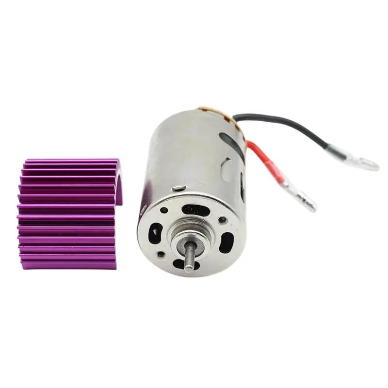 YSUN-For Wltoys 12428, 12427, 12423, 124006 RC Car Upgrade Motor Heat Sink Accessory Kit Purple view 3