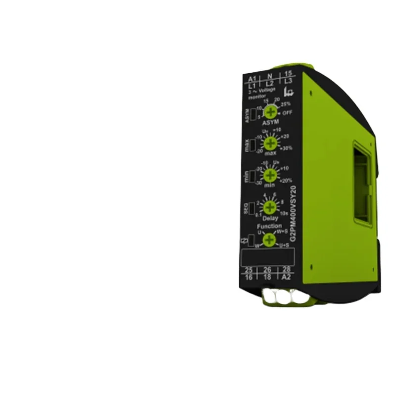 

Monitoring relay Three-phase voltage monitoring Phase sequence and phase fault monitoring