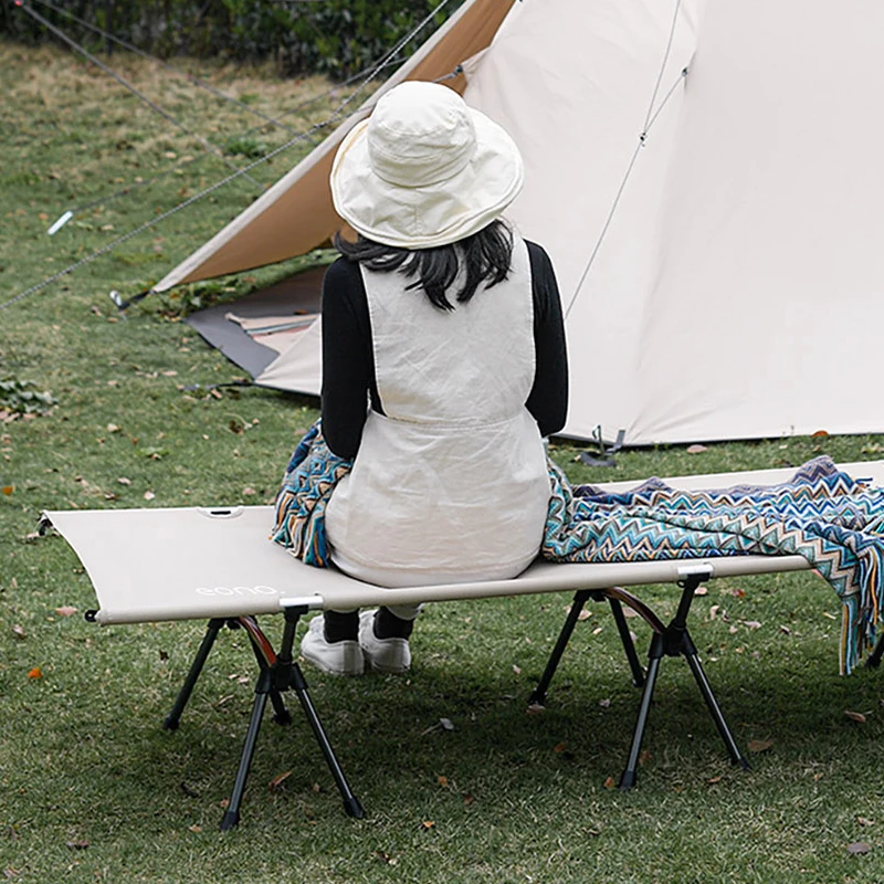 Imagem -06 - Cama de Acampamento Ultraleve Dobrável Tenda Berço Compacto Portátil Ajustável Liga Alumínio Berço Cama Caminhadas ao ar Livre Praia Dormir