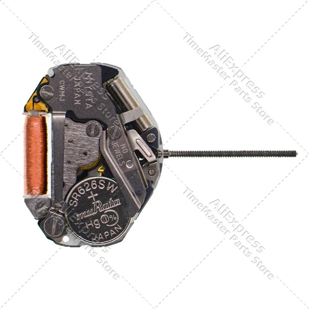 2035 gerakan Miyota 2035 jam tangan pergerakan kuarsa tiga tangan kalender perbaikan bagian kalender diskon besar Aksesori kualitas tinggi