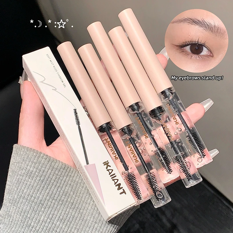 جل تشكيل الحواجب مقاوم للماء ومقاوم للعرق، قلم حواجب ناعم وقابل للمزج