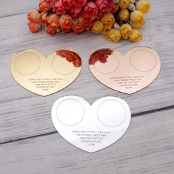 Decorazioni per la tavola di nozze personalizzate cena di preghiera personalizzata tazza portacandele impostazione carte tag compleanno Babyshower regalo per gli ospiti