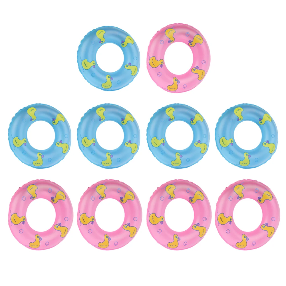 

10 Pcs Swim Ring Accessories Kid Swimming Float Diving for Girls Set Mini Rings