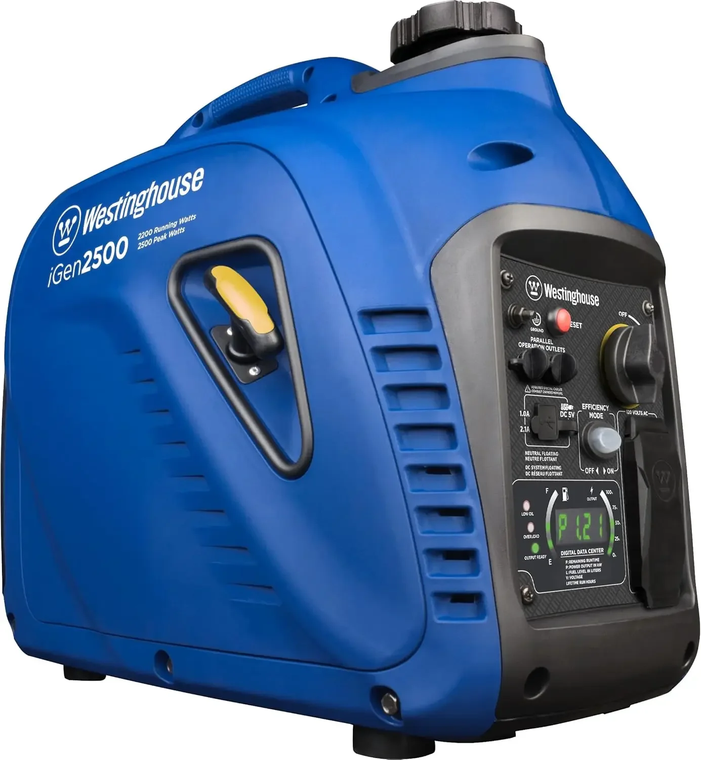 Westinghouse Outdoor Power Equipment Generatore inverter portatile super silenzioso e leggero da 2800 Watt di picco, alimentato a gas, parallelo