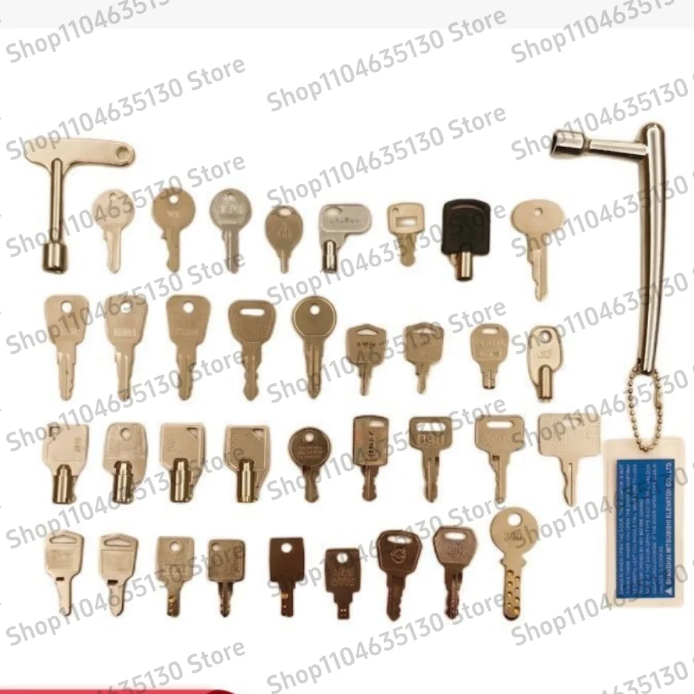 Llaves compatibles con Mitsubishi, KONE, Otis, Toshiba, Hitachi, Thyssen 455 CH751 224 52600 00198 102 206 301 301 090 808 2801 2802