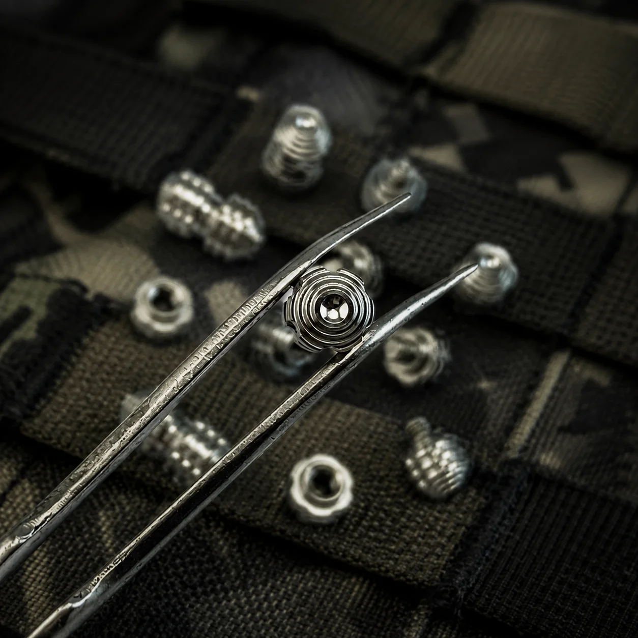 TC4 Titanium Thumb Stud for Leatherman ARC & Wave Alpha, Diamond Knurling, Ergonomic Upgrade