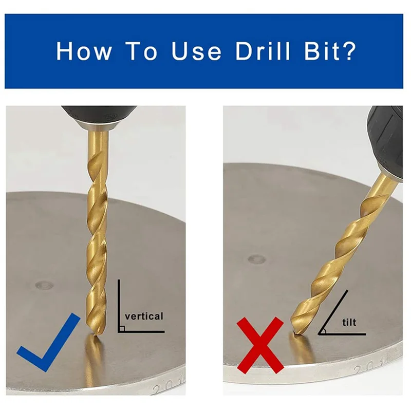 B84B-600 Pcs Titanium Drill Bit Set HSS Drill Bits For Metal, Steel, Wood, Plastic, Copper, Aluminum Alloy, 1Mm To 3.5Mm