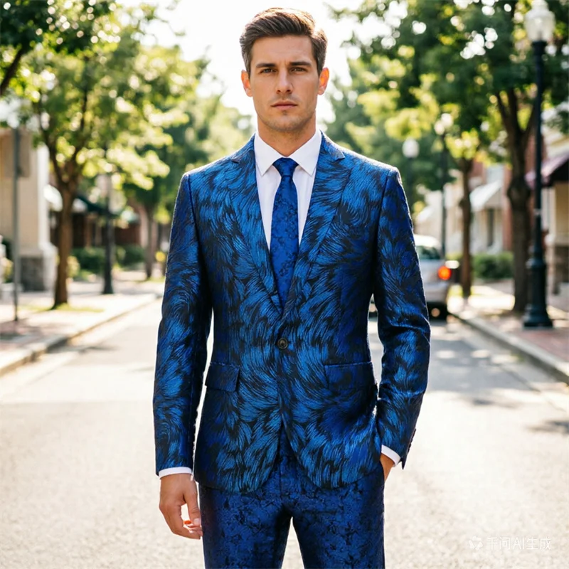 

Мужской костюм-двойка цвета розовой розы, европейский размер, приталенный пиджак с брюками, размеры XXXS-XXL, доступен в розовом/красном/синем/фиолетовом цветах.